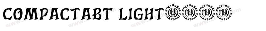CompactaBT Light字体转换
